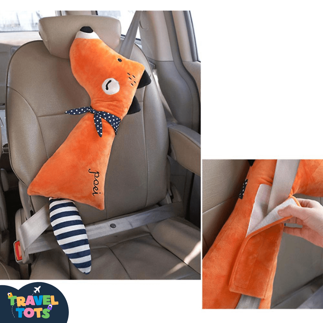 Fox Seat Belt Pillow Cover - Shop Travel Tots