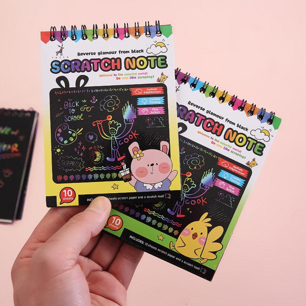 Rainbow Scratch Notebook - Shop Travel Tots