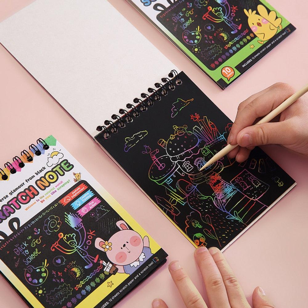 Rainbow Scratch Notebook - Shop Travel Tots