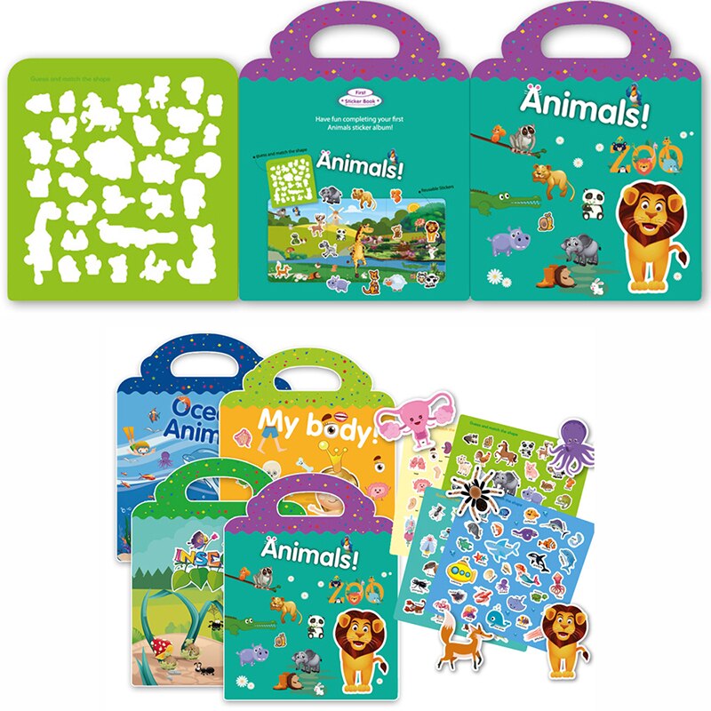 Travel Tots Reusable Stickers Book