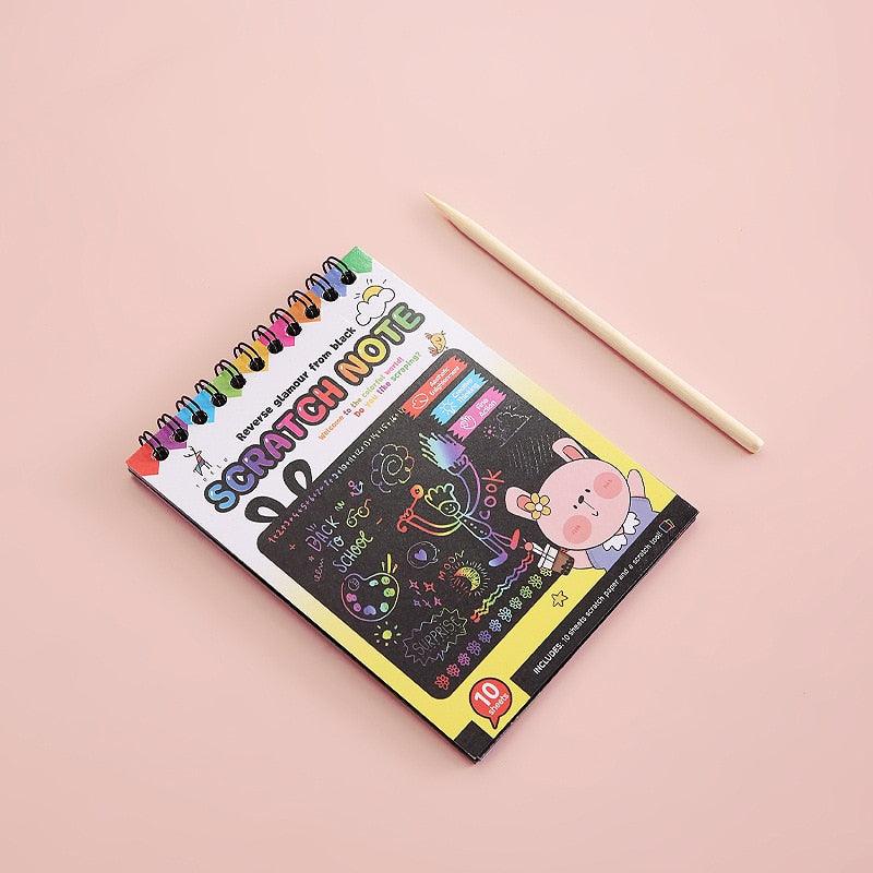 Rainbow Scratch Notebook - Shop Travel Tots