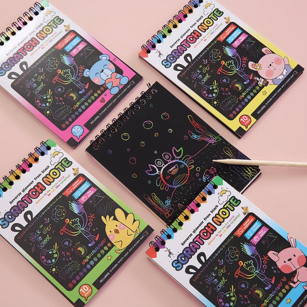 Rainbow Scratch Notebook - Shop Travel Tots