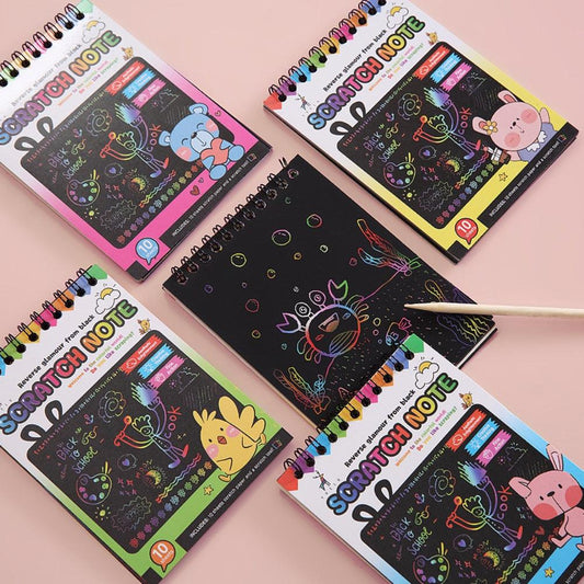Rainbow Scratch Notebook - Shop Travel Tots