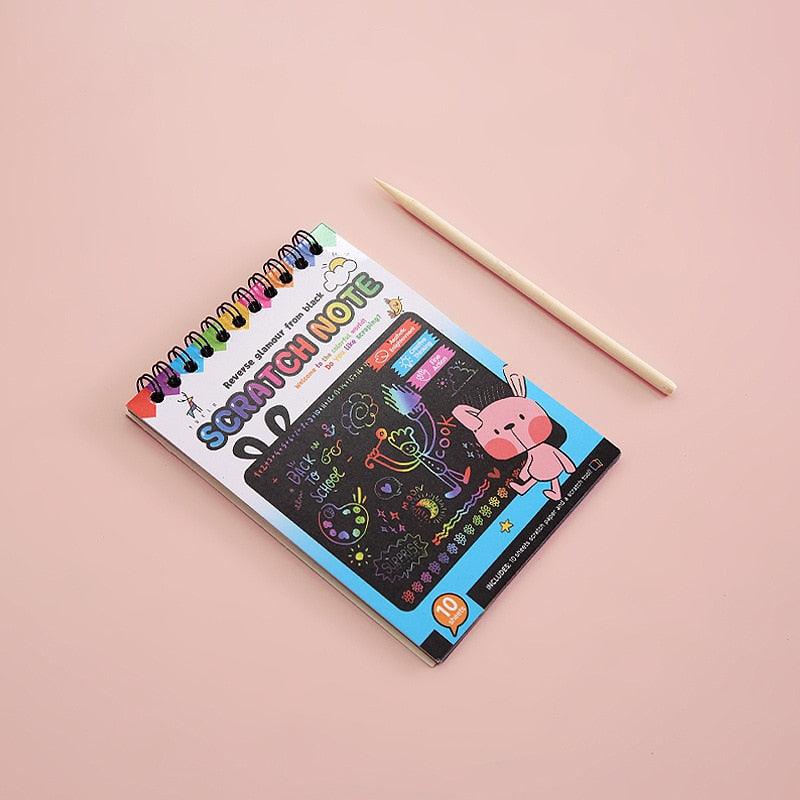 Rainbow Scratch Notebook - Shop Travel Tots