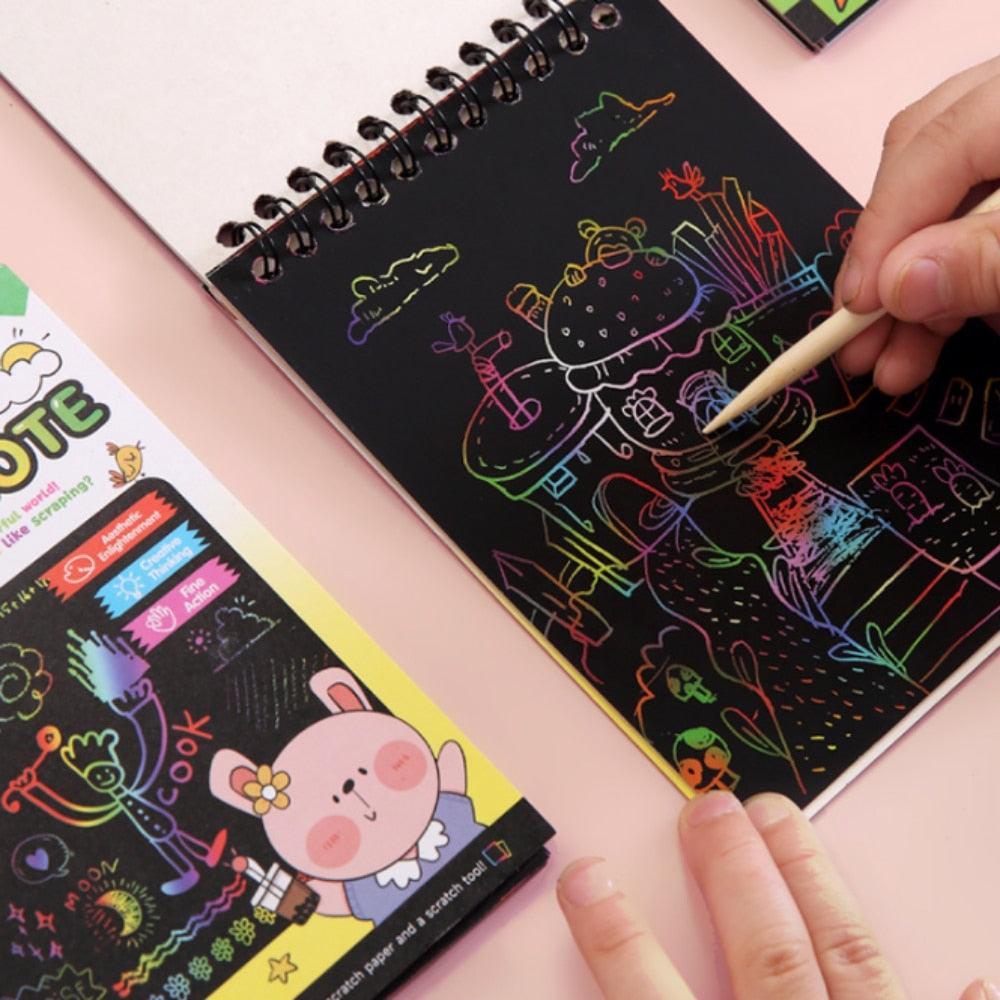 Rainbow Scratch Notebook - Shop Travel Tots