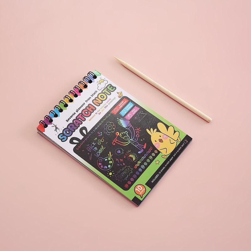 Rainbow Scratch Notebook - Shop Travel Tots