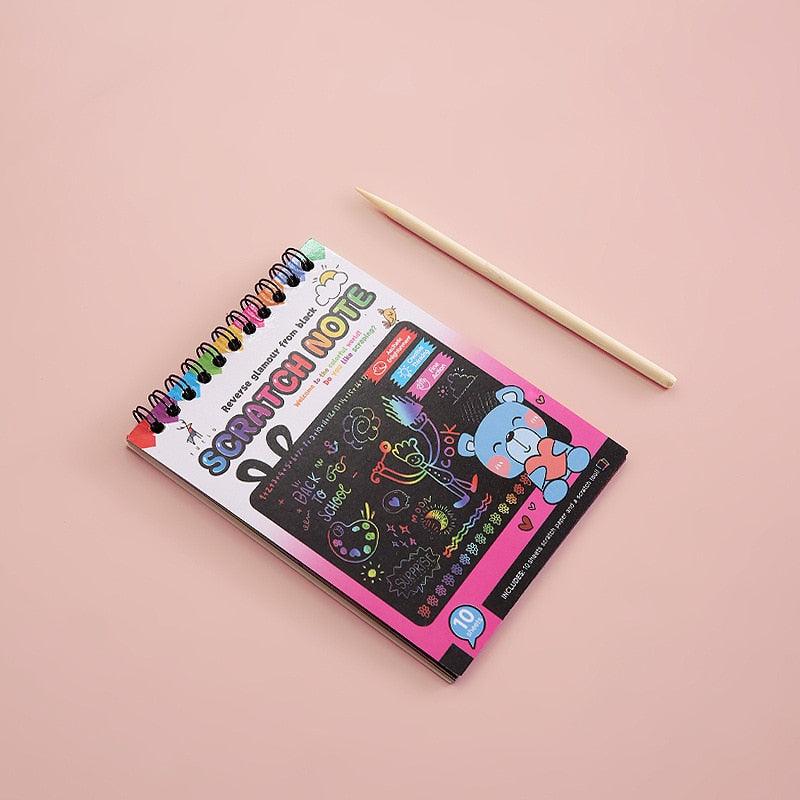 Rainbow Scratch Notebook - Shop Travel Tots